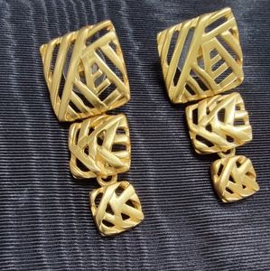 Anne Klein pierced earrings